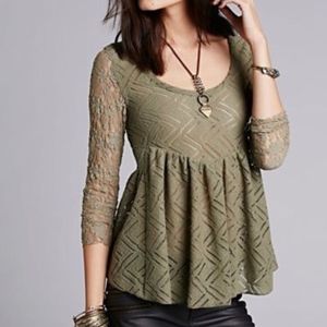 Free People  Olive Gracie Crochet Babydoll…